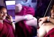 Cheater Aunty Nude Captured & By Lover Inside Car